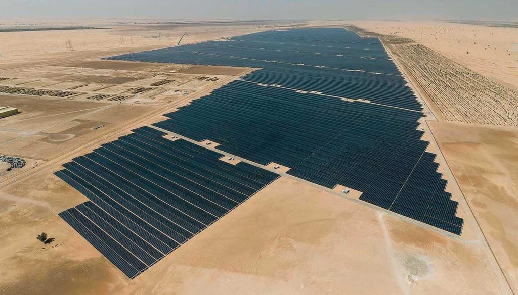 Крупнейшая в мире солнечная электростанция Noor Abu Dhabi ( Фото №6 )