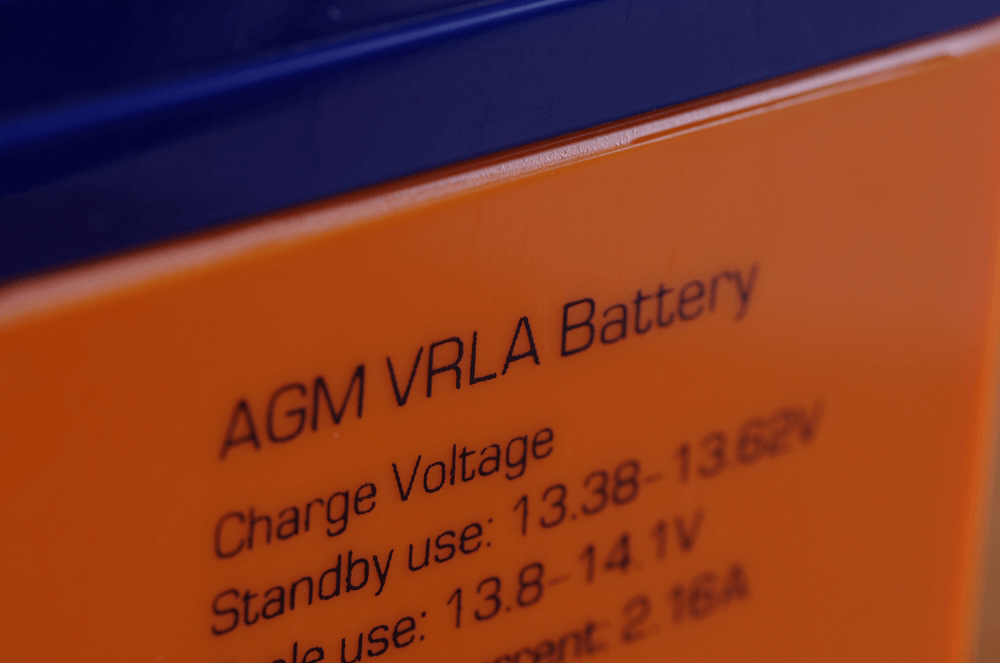 AGM VRLA battery